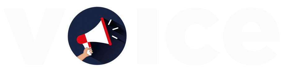 Voice logo with text